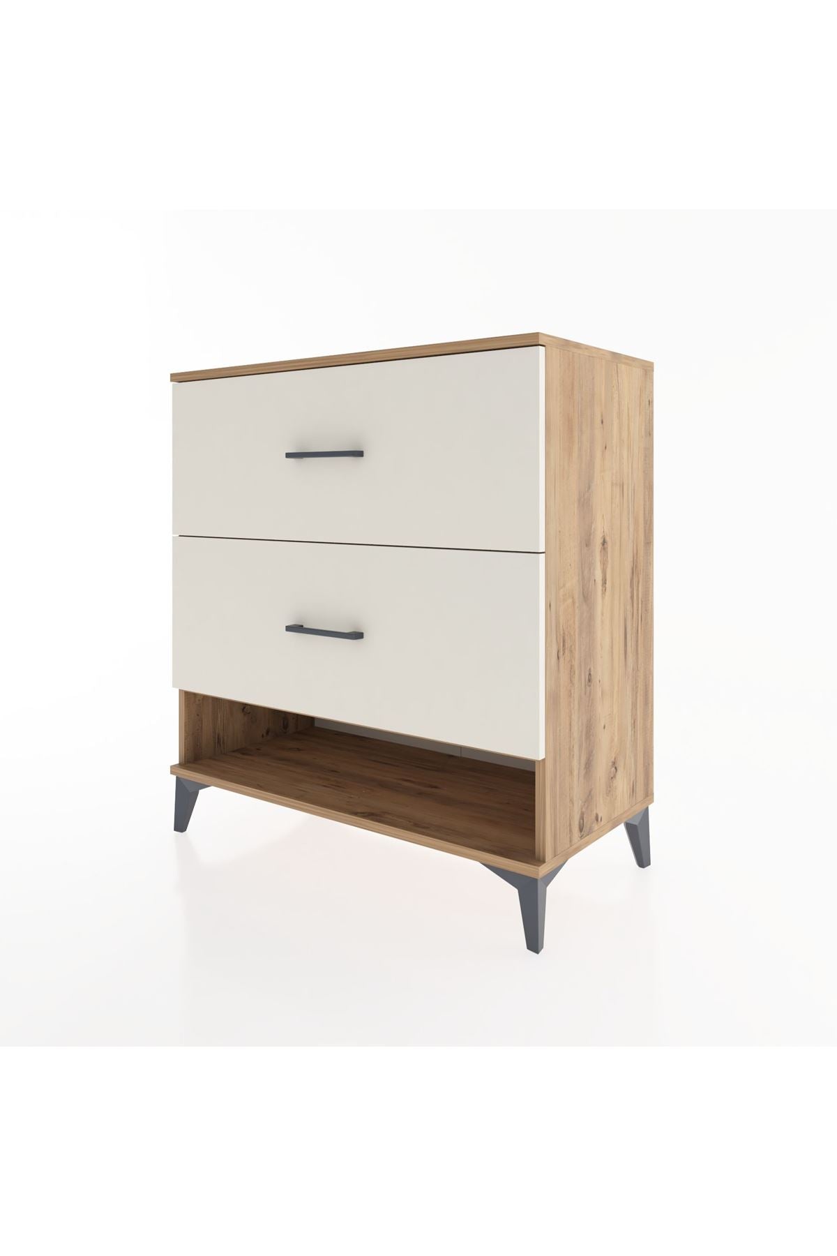 Hyperion Şifonyer 2 Çekmeceli 88x44x96 Çam-Aytaşı