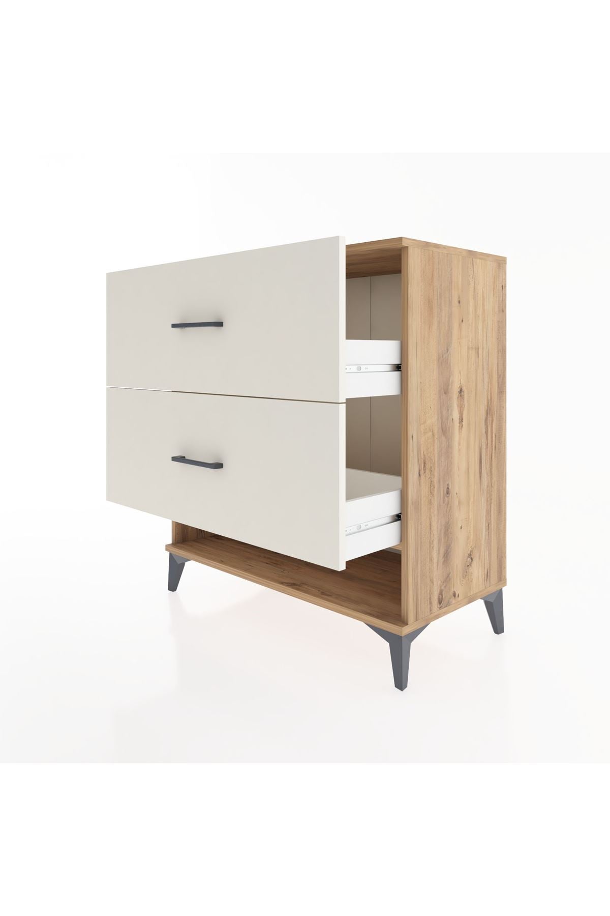 Hyperion Şifonyer 2 Çekmeceli 88x44x96 Çam-Aytaşı