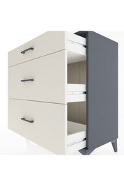 Hyperion Şifonyer 3 Çekmeceli 88x44x96 Antrasit-Aytaşı