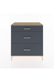 Hyperion Şifonyer 3 Çekmeceli 88x44x96 Çam-Antrasit