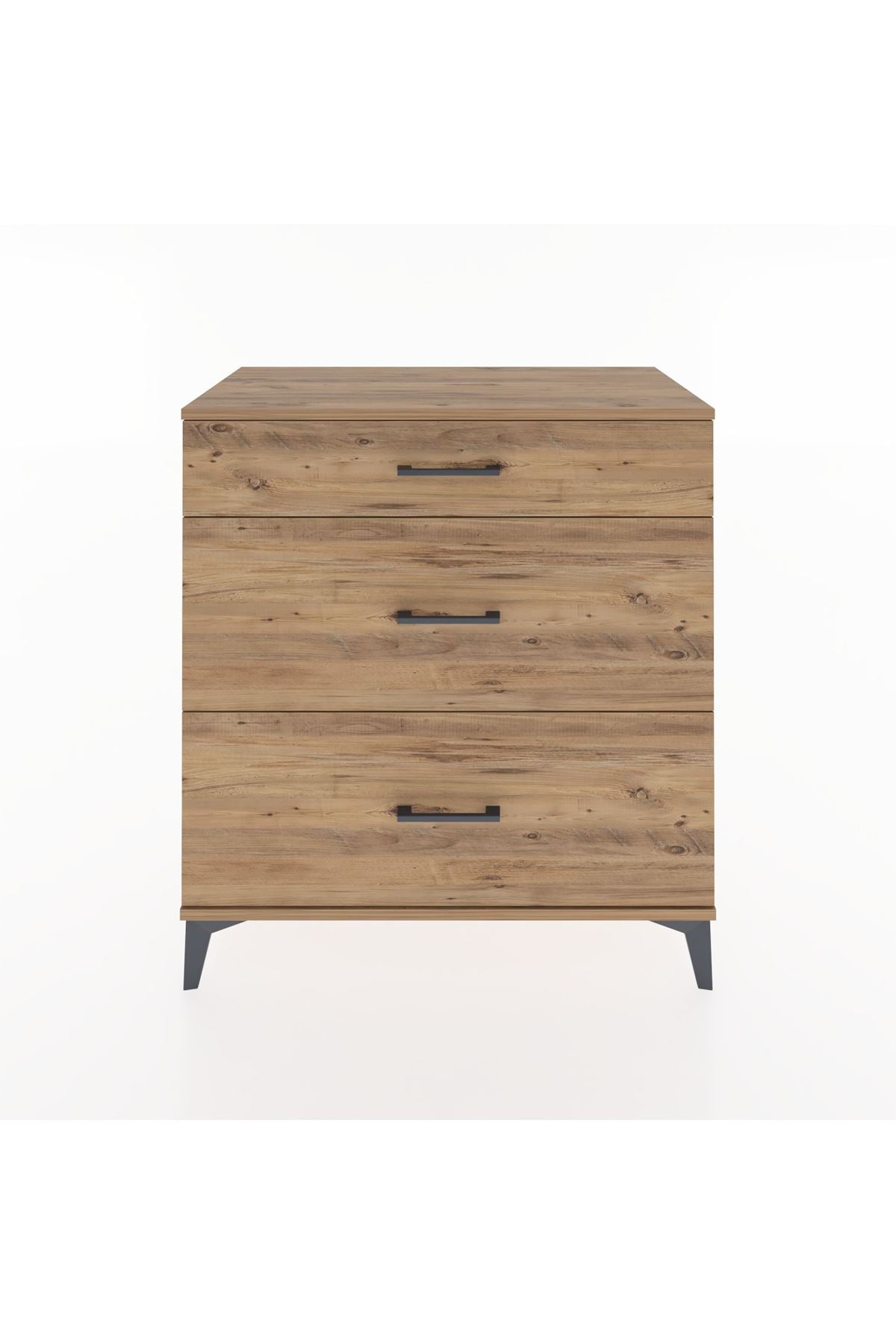 Hyperion Şifonyer 3 Çekmeceli 88x44x96 Çam-Çam