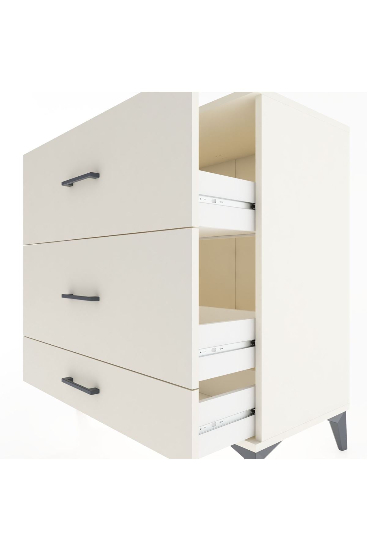 Hyperion Şifonyer 3 Çekmeceli 88x44x96 Aytaşı-Aytaşı