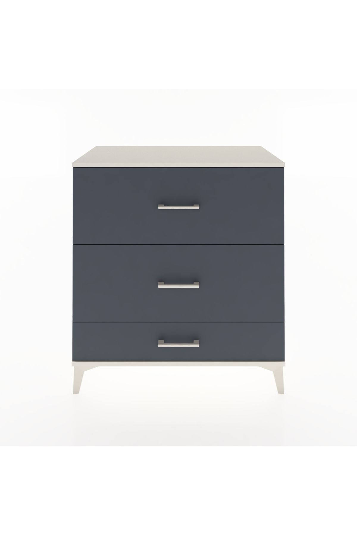 Hyperion Şifonyer 3 Çekmeceli 88x44x96 Aytaşı-Antrasit