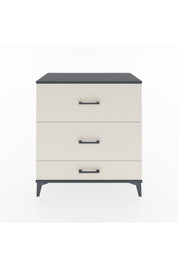 Hyperion Şifonyer 3 Çekmeceli 88x44x96 Antrasit-Aytaşı