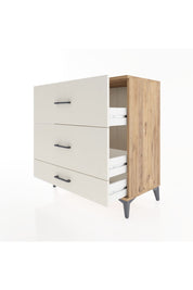 Hyperion Şifonyer 3 Çekmeceli 88x44x96 Çam-Aytaşı