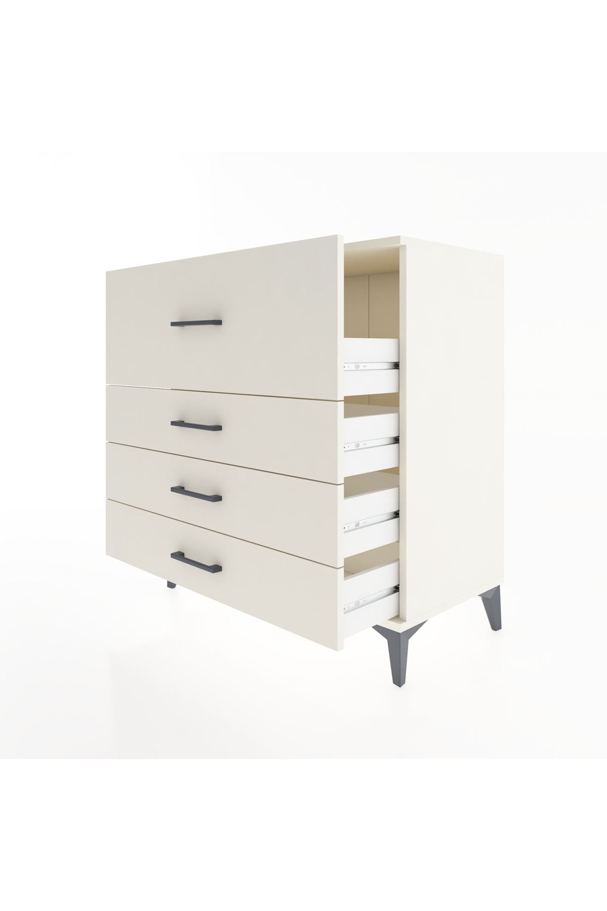 Hyperion Şifonyer 4 Çekmeceli 88x44x96 Aytaşı-Aytaşı