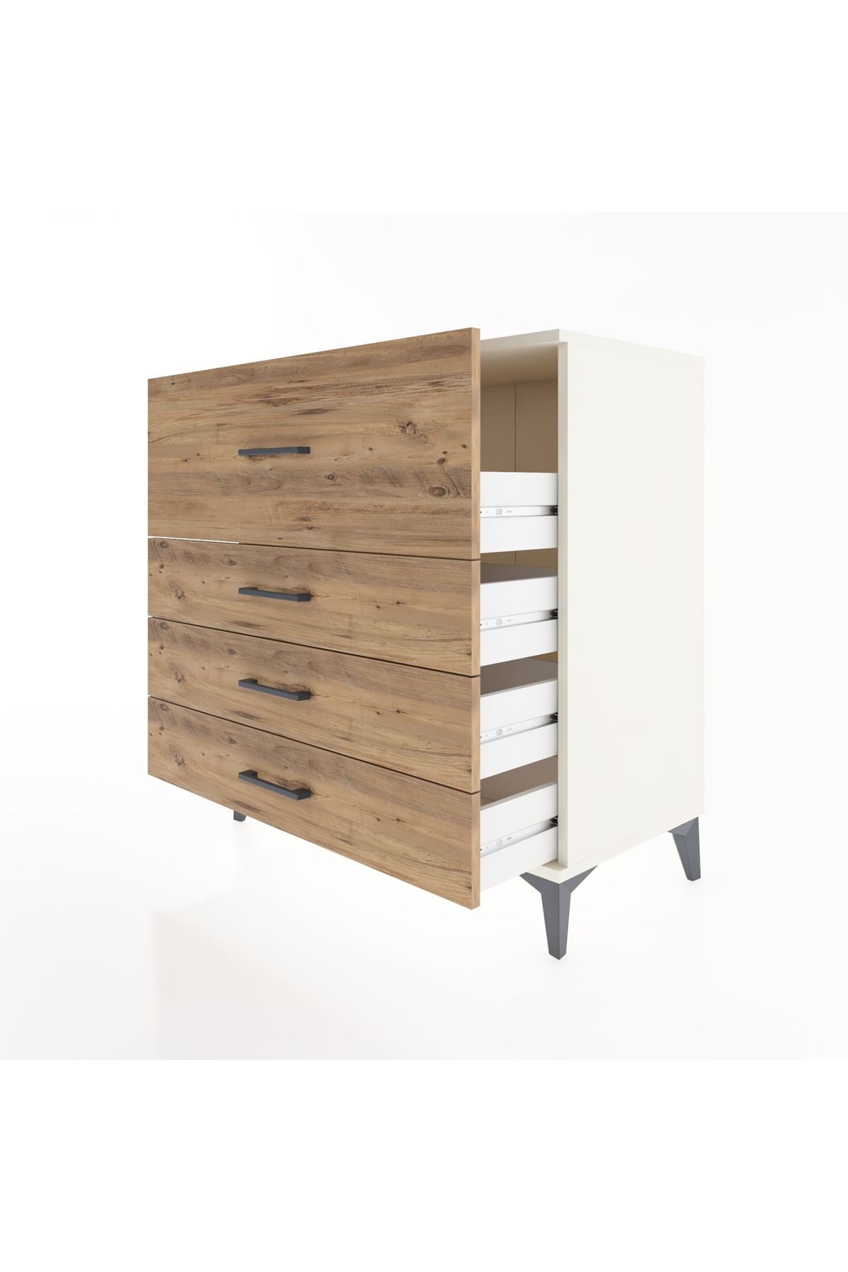 Hyperion Şifonyer 4 Çekmeceli 88x44x96 Aytaşı-Çam