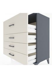 Hyperion Şifonyer 4 Çekmeceli 88x44x96 Antrasit-Aytaşı