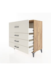 Hyperion Şifonyer 4 Çekmeceli 88x44x96 Çam-Aytaşı