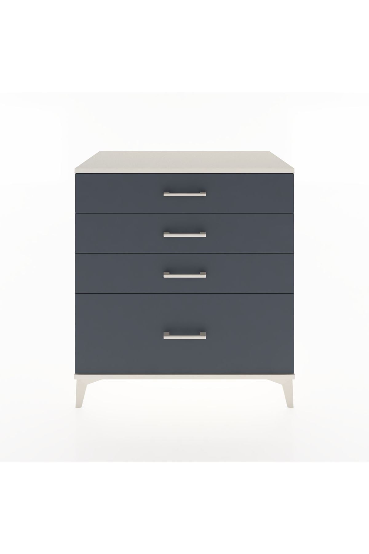 Hyperion Şifonyer 4 Çekmeceli 88x44x96 Aytaşı-Antrasit