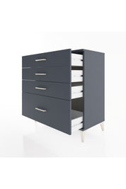 Hyperion Şifonyer 4 Çekmeceli 88x44x96 Antrasit-Antrasit