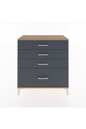 Hyperion Şifonyer 4 Çekmeceli 88x44x96 Çam-Antrasit