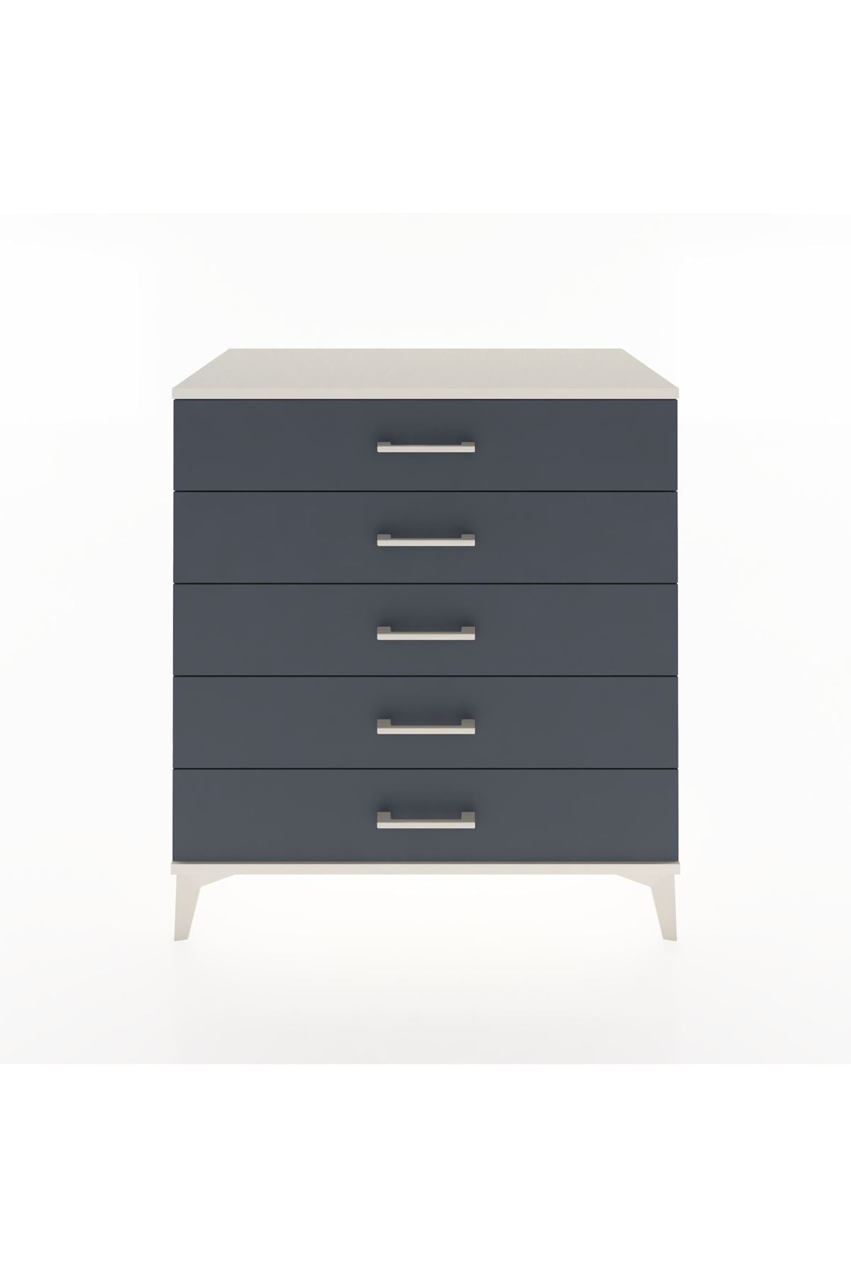 Hyperion Şifonyer 5 Çekmeceli 88x44x96 Aytaşı-Antrasit