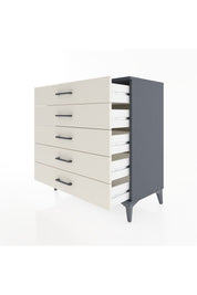 Hyperion Şifonyer 5 Çekmeceli 88x44x96 Antrasit-Aytaşı