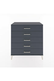 Hyperion Şifonyer 5 Çekmeceli 88x44x96 Antrasit-Antrasit