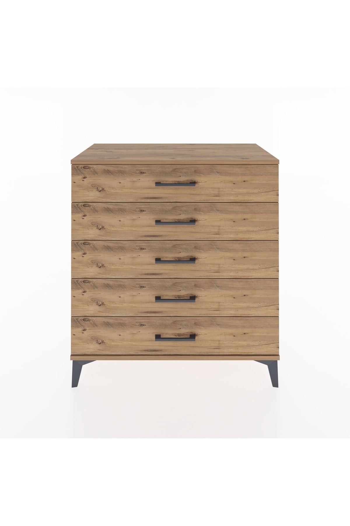 Hyperion Şifonyer 5 Çekmeceli 88x44x96 Çam-Çam