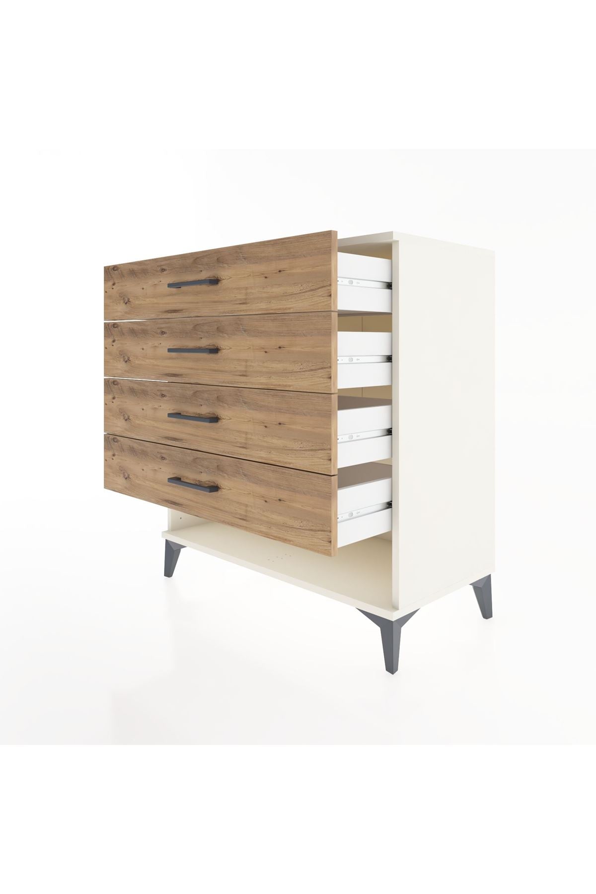 Hyperion Şifonyer 4 Çekmeceli 88x44x96 Aytaşı-Çam