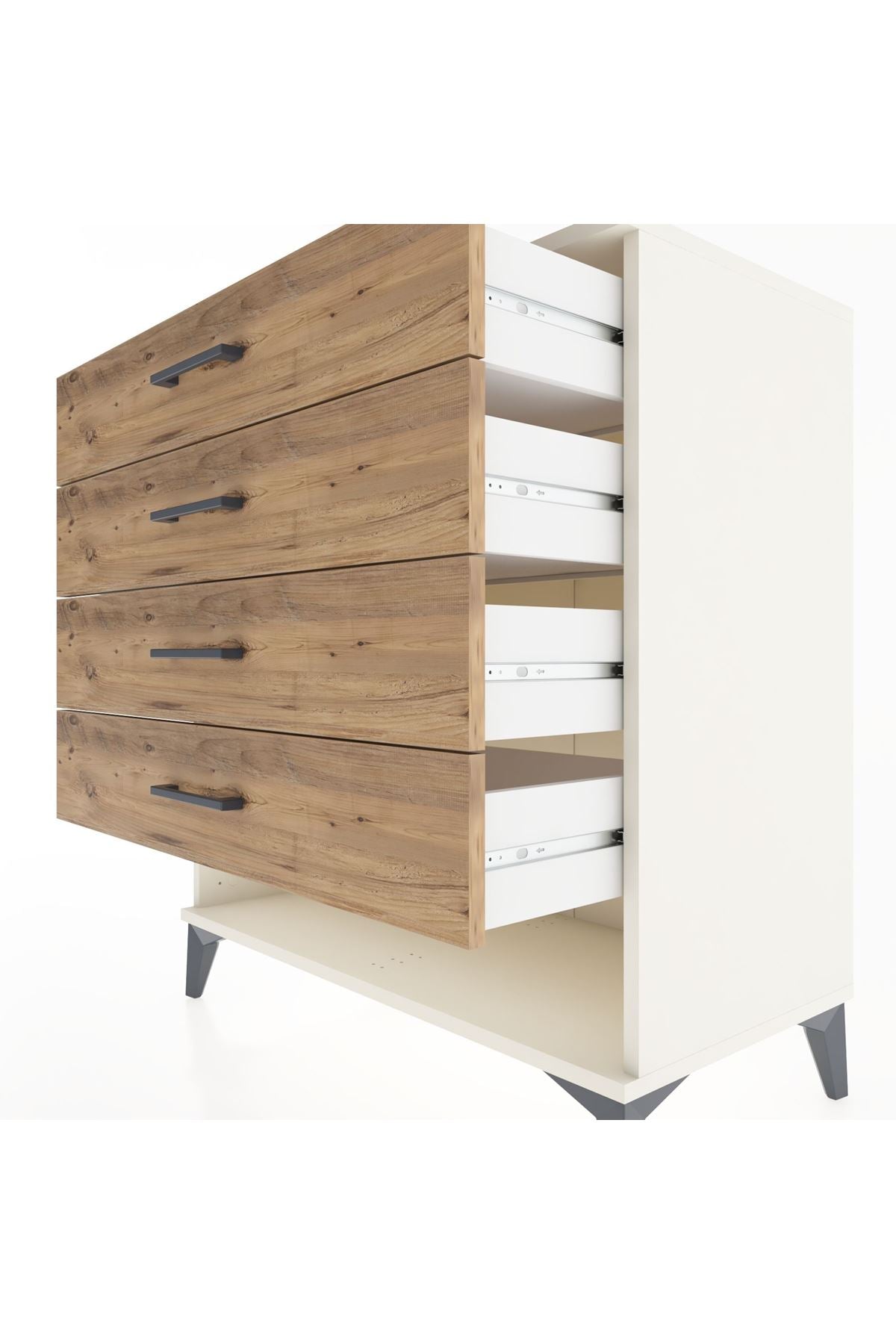 Hyperion Şifonyer 4 Çekmeceli 88x44x96 Aytaşı-Çam