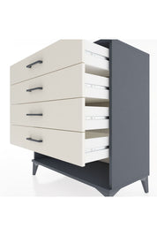 Hyperion Şifonyer 4 Çekmeceli 88x44x96 Antrasit-Aytaşı