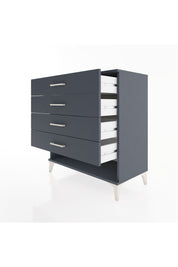 Hyperion Şifonyer 4 Çekmeceli 88x44x96 Antrasit-Antrasit