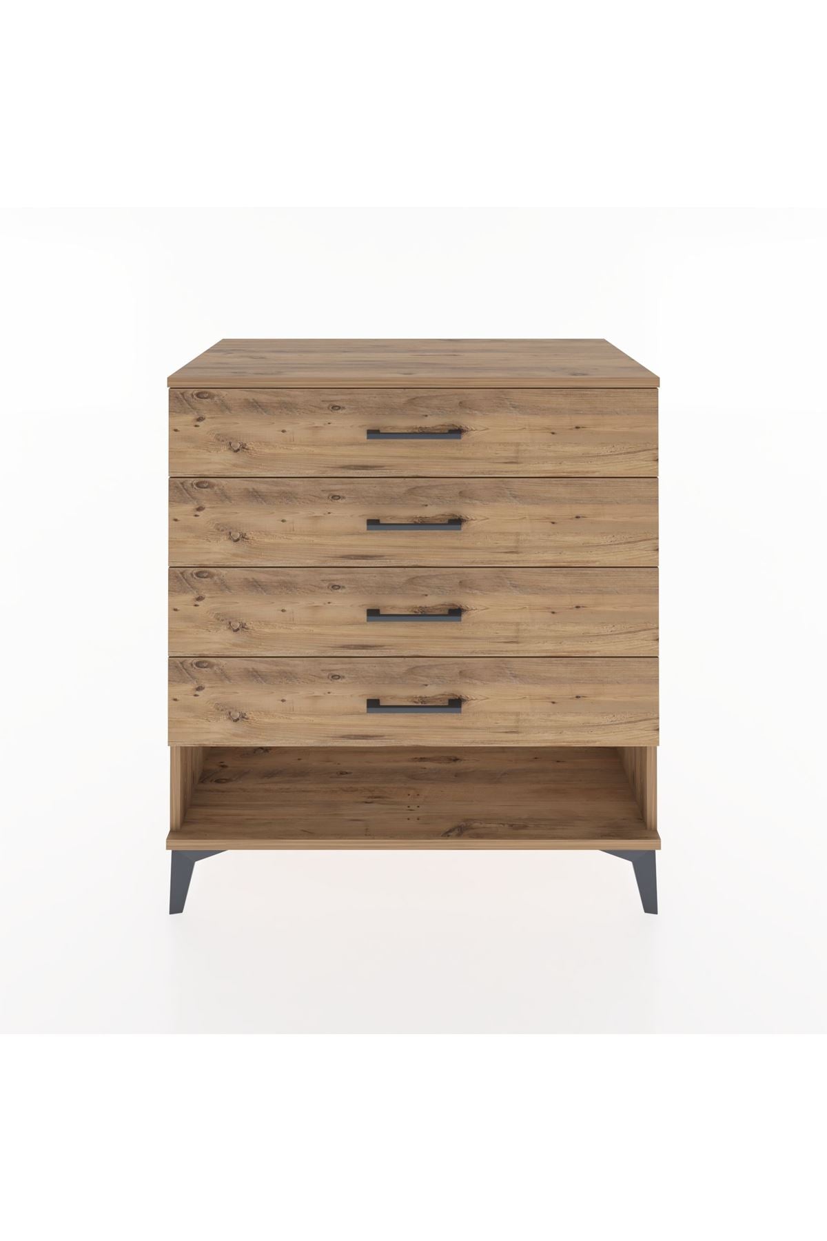 Hyperion Şifonyer 4 Çekmeceli 88x44x96 Çam-Çam