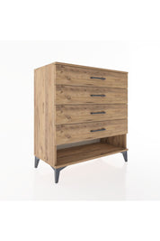 Hyperion Şifonyer 4 Çekmeceli 88x44x96 Çam-Çam