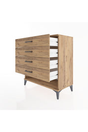 Hyperion Şifonyer 4 Çekmeceli 88x44x96 Çam-Çam