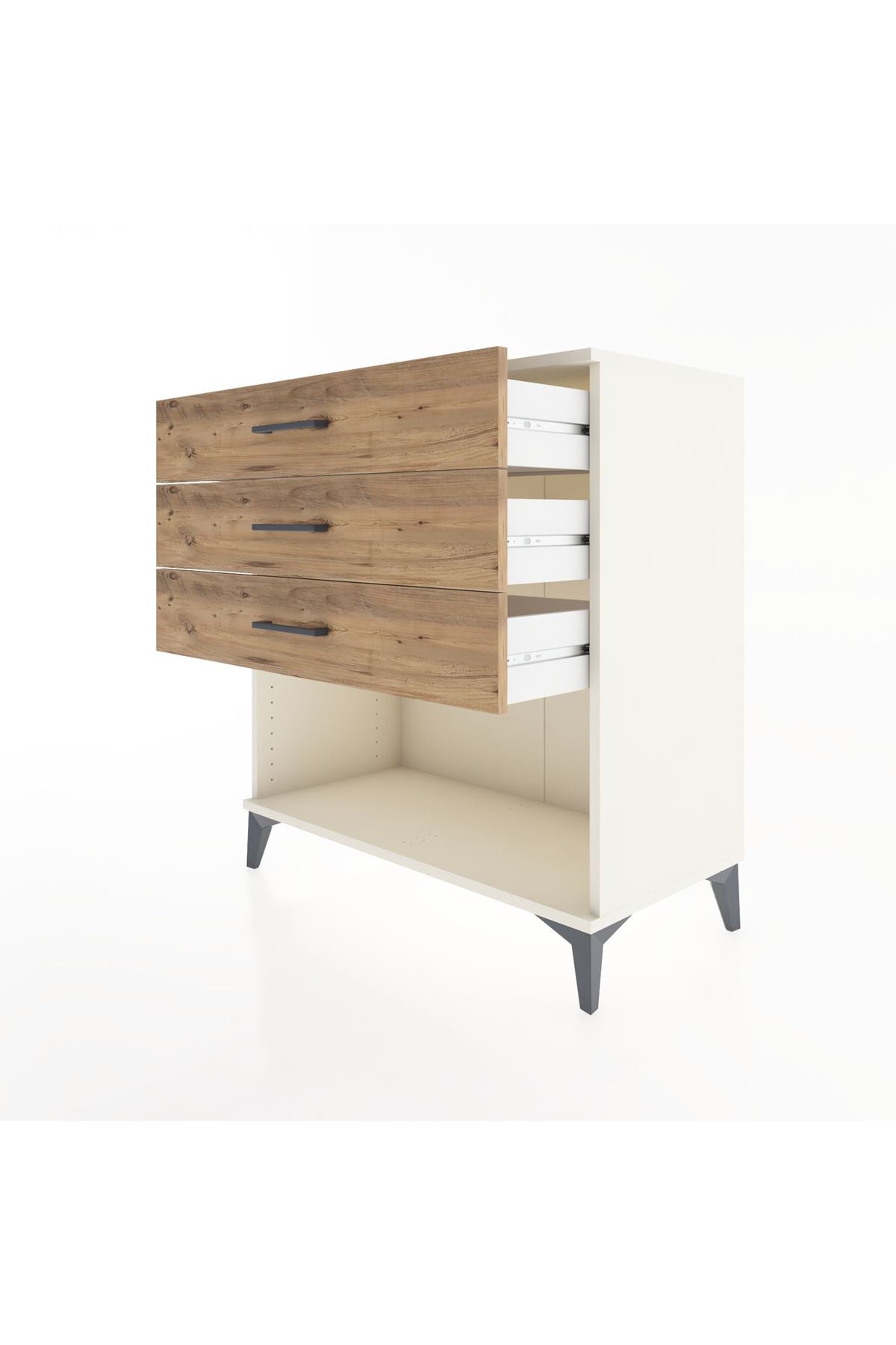 Hyperion Şifonyer 3 Çekmeceli 88x44x96 Aytaşı-Çam