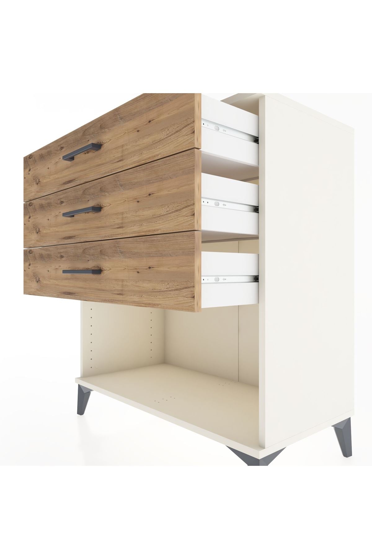 Hyperion Şifonyer 3 Çekmeceli 88x44x96 Aytaşı-Çam