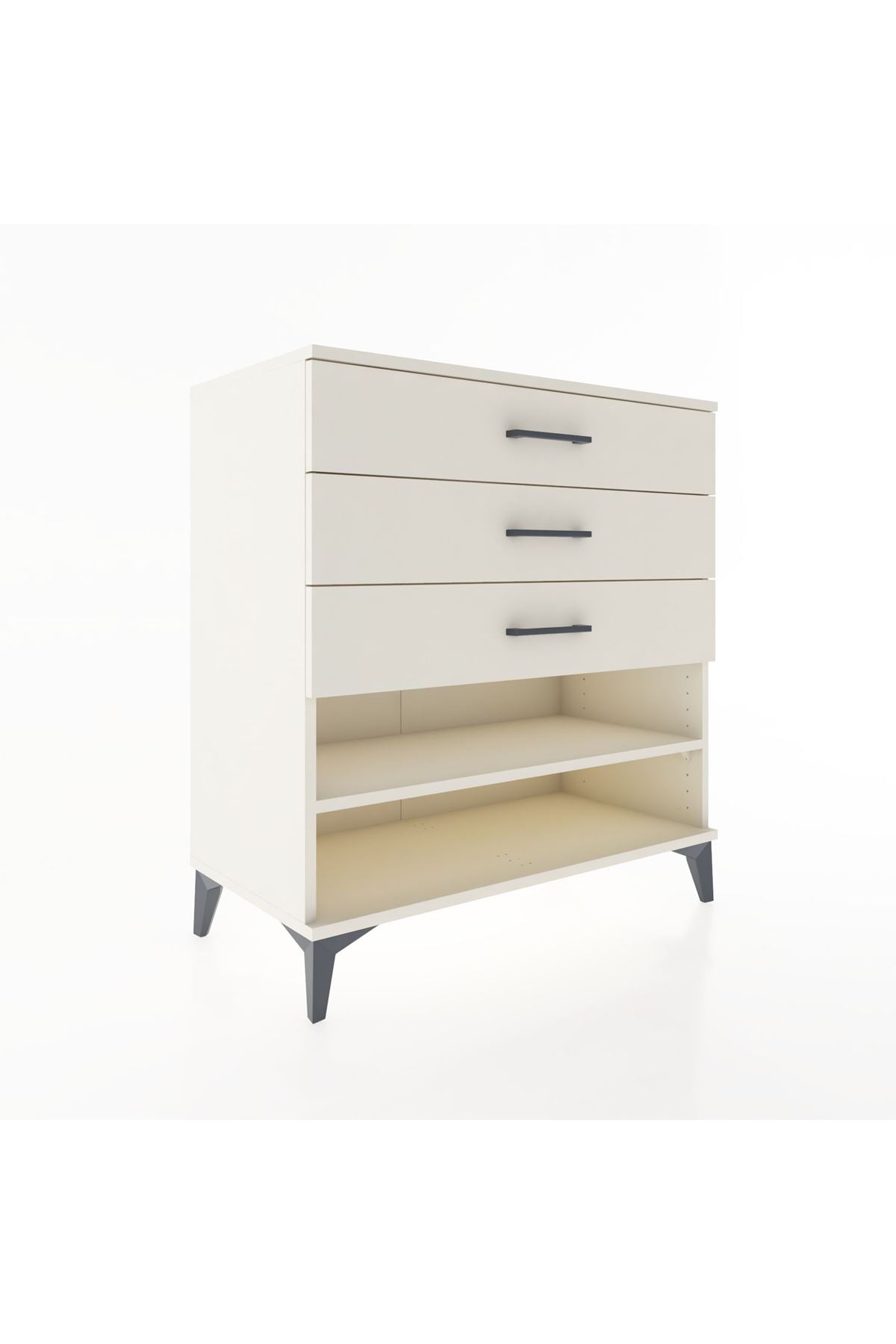 Hyperion Şifonyer Tek Raflı 3 Çekmeceli 88x44x96 Aytaşı-Aytaşı