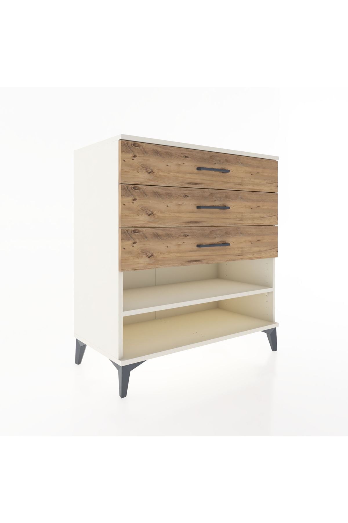 Hyperion Şifonyer Tek Raflı 3 Çekmeceli 88x44x96 Aytaşı-Çam