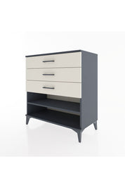 Hyperion Şifonyer Tek Raflı 3 Çekmeceli 88x44x96 Antrasit-Aytaşı