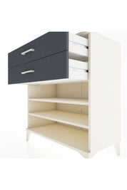 Hyperion Şifonyer 2 Raflı 2 Çekmeceli 88x44x96 Aytaşı-Antrasit