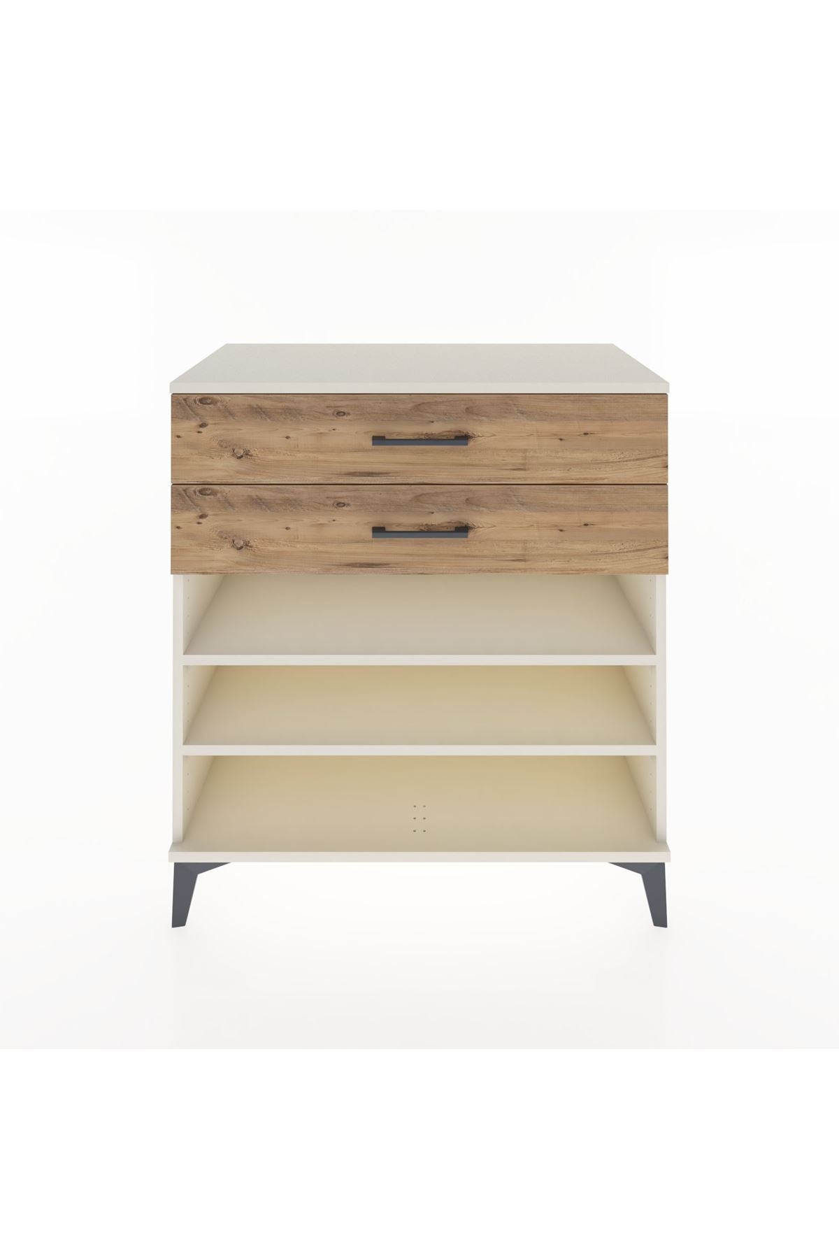 Hyperion Şifonyer 2 Raflı 2 Çekmeceli 88x44x96 Aytaşı-Çam