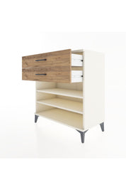 Hyperion Şifonyer 2 Raflı 2 Çekmeceli 88x44x96 Aytaşı-Çam