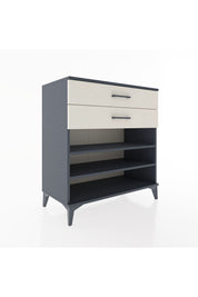 Hyperion Şifonyer 2 Raflı 2 Çekmeceli 88x44x96 Antrasit-Aytaşı