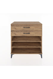 Hyperion Şifonyer 2 Raflı 2 Çekmeceli 88x44x96 Çam-Çam