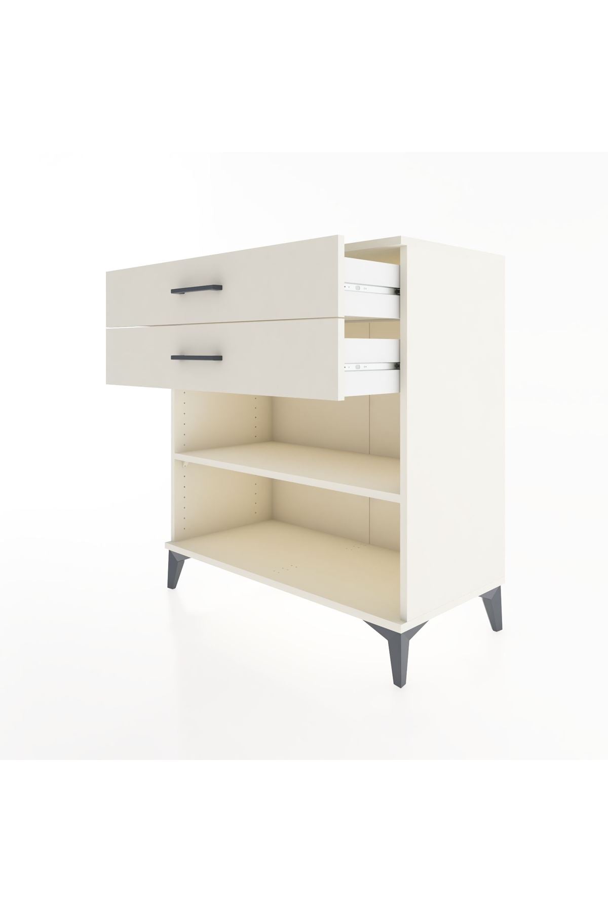 Hyperion Şifonyer Tek Raflı 2 Çekmeceli 88x44x96 Aytaşı-Aytaşı