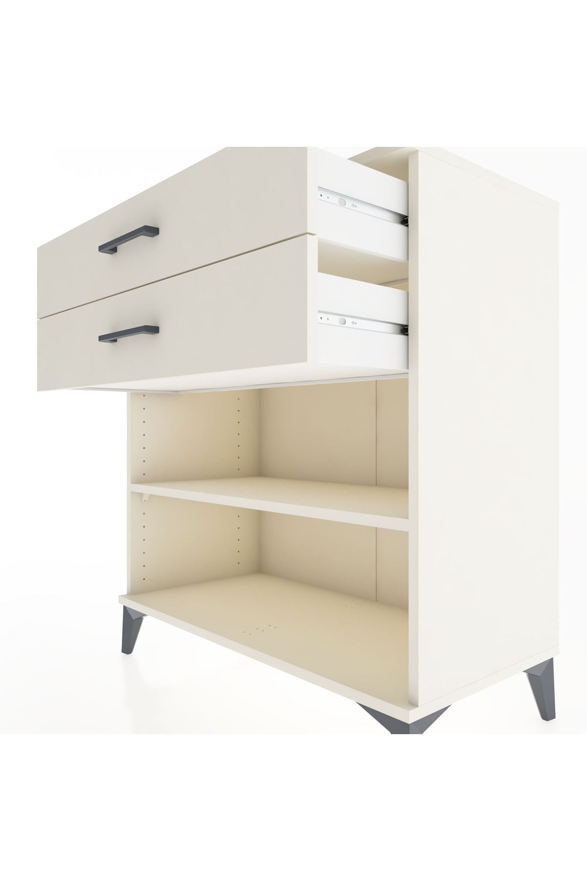 Hyperion Şifonyer Tek Raflı 2 Çekmeceli 88x44x96 Aytaşı-Aytaşı