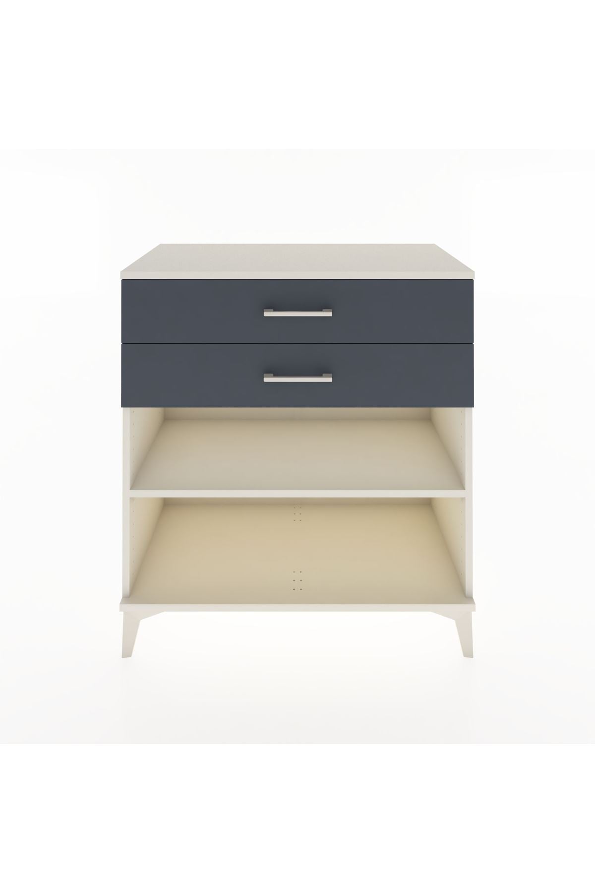 Hyperion Şifonyer Tek Raflı 2 Çekmeceli 88x44x96 Aytaşı-Antrasit