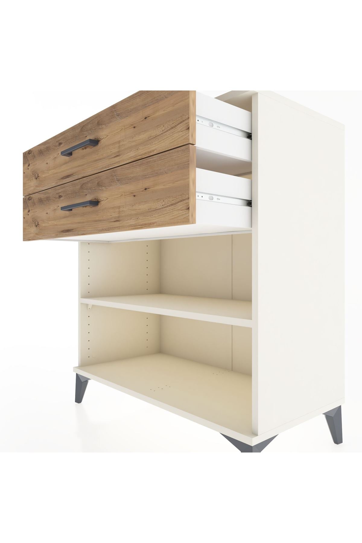 Hyperion Şifonyer Tek Raflı 2 Çekmeceli 88x44x96 Aytaşı-Çam