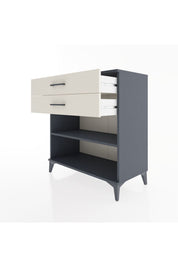 Hyperion Şifonyer Tek Raflı 2 Çekmeceli 88x44x96 Antrasit-Aytaşı