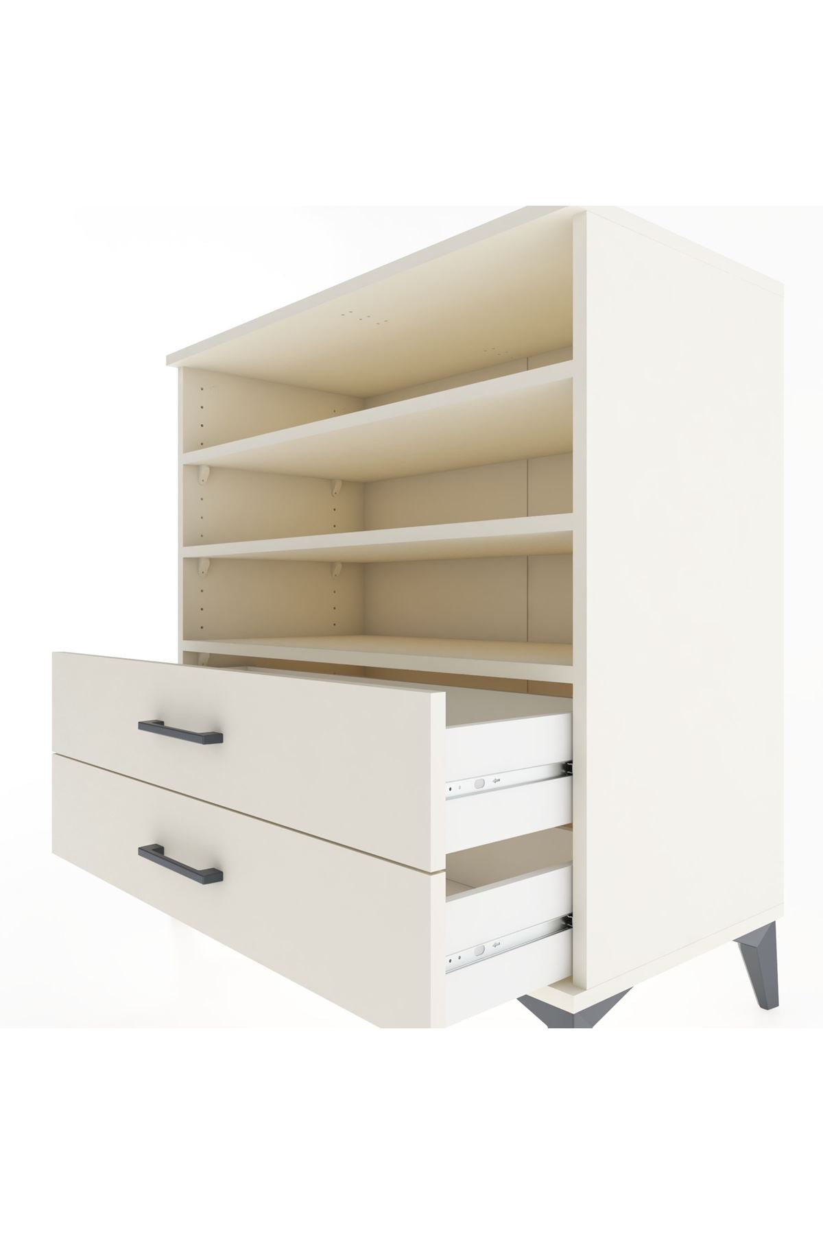 Hyperion Şifonyer 3 Raflı 2 Çekmeceli 88x44x96 Aytaşı-Aytaşı