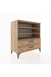 Hyperion Şifonyer 3 Raflı 2 Çekmeceli 88x44x96 Çam-Çam