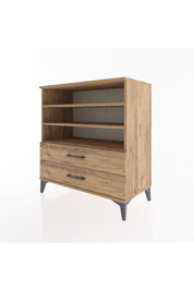 Hyperion Şifonyer 3 Raflı 2 Çekmeceli 88x44x96 Çam-Çam
