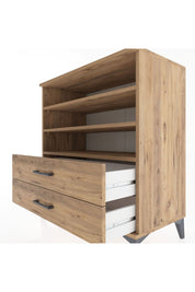 Hyperion Şifonyer 3 Raflı 2 Çekmeceli 88x44x96 Çam-Çam
