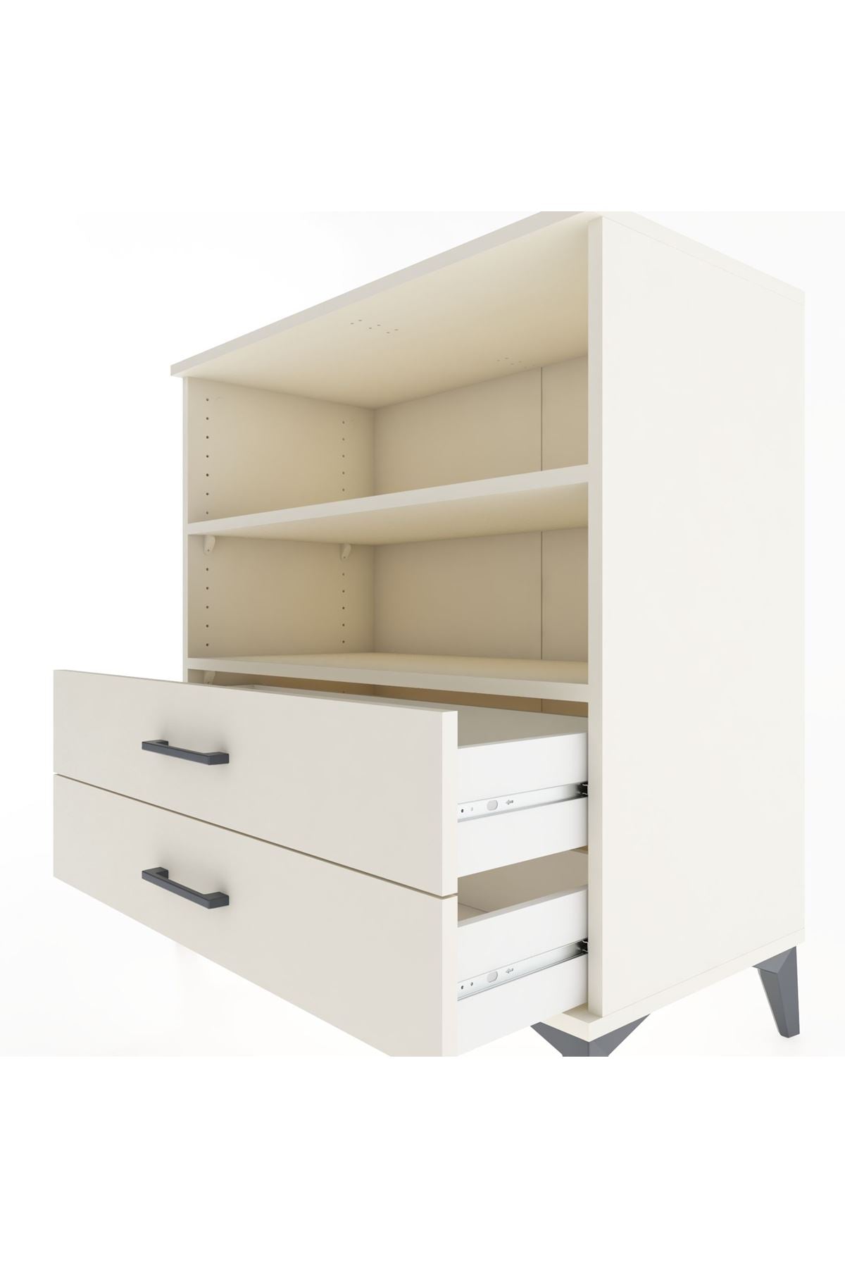 Hyperion Şifonyer 2 Raflı 2 Çekmeceli 88x44x96 Aytaşı-Aytaşı