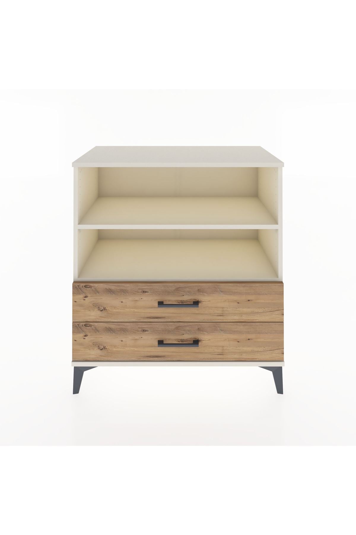 Hyperion Şifonyer 2 Raflı 2 Çekmeceli 88x44x96 Aytaşı-Çam