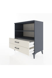 Hyperion Şifonyer 2 Raflı 2 Çekmeceli 88x44x96 Antrasit-Aytaşı