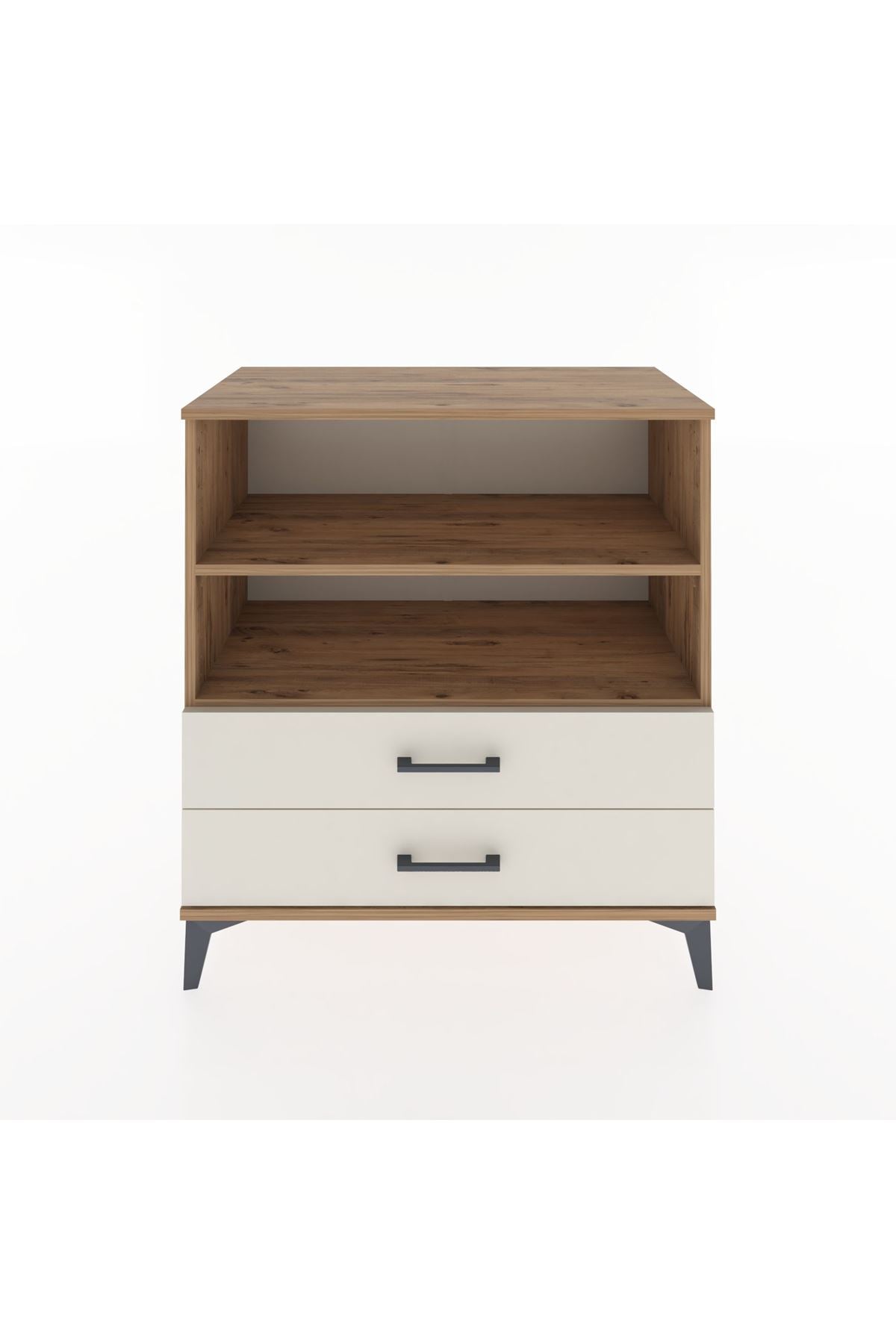 Hyperion Şifonyer 2 Raflı 2 Çekmeceli 88x44x96 Çam-Aytaşı